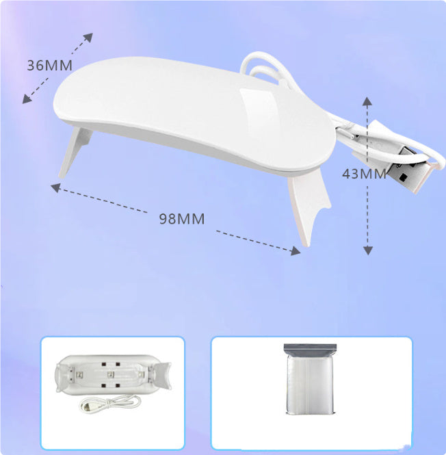 Light Therapy Machine USB Nail Light LED Portable 6W Light Therapy Machine USB Nail Light LED Portable 6W